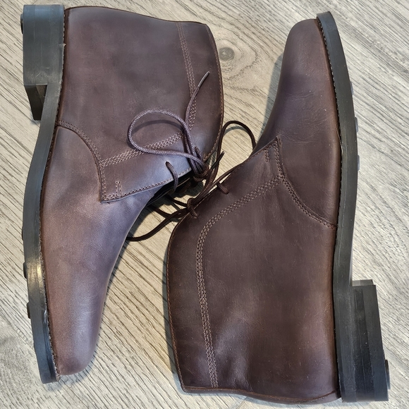Lethato Handcrafted Leather Chukka Boots - Brown - Size 9 - Excellent Condition - Picture 4 of 8